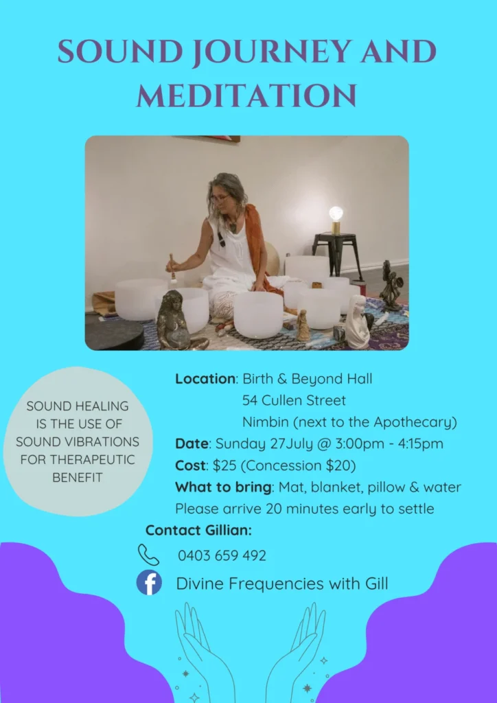 Sound and Journey Meditation at the Birth & Beyond Hall