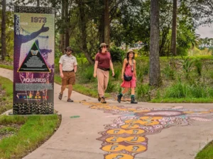 Listen to bird calls on the Nimbin Rainbow Walk