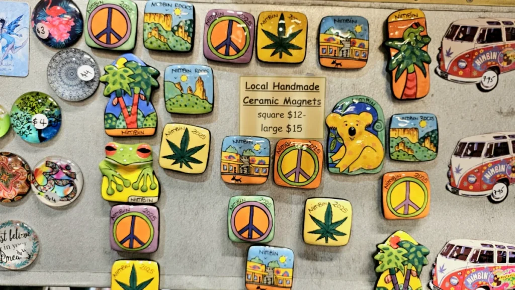 Handmade Nimbin Magnets