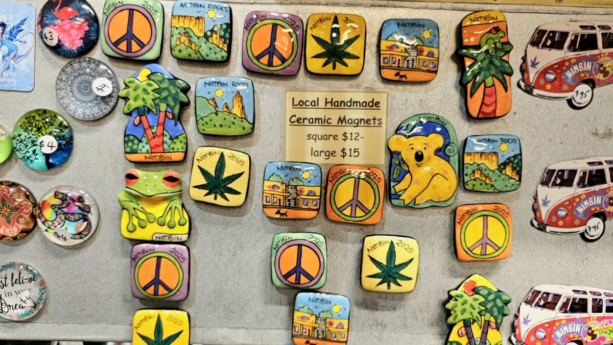 Handmade Nimbin Magnets
