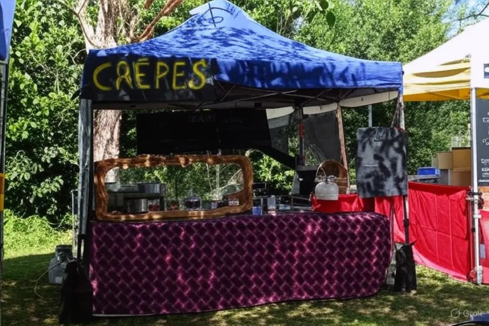 Crepes at Nimbin Markets