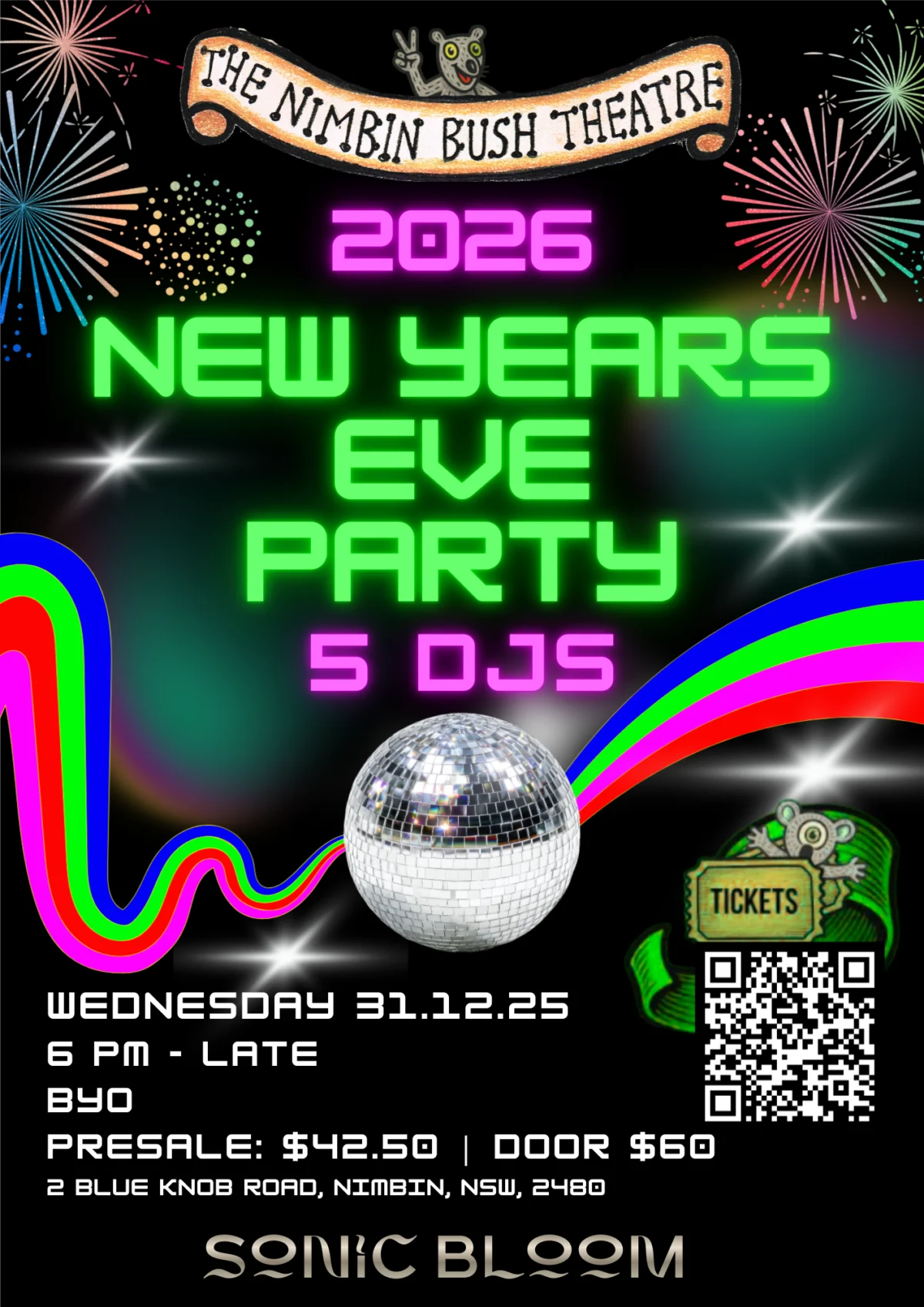 Nimbin New Years Eve Party 2026
