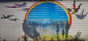 Aquarius Rainbow Mural