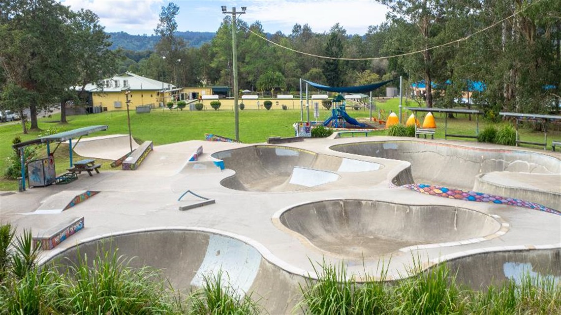 Peace Park, Skate Park, Nimbin Skate Park, Nimbin NSW