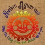Nimbin Aquarius sun logo